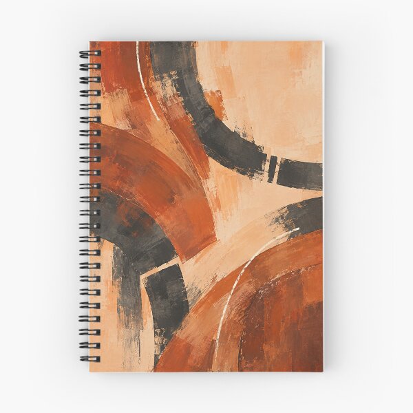 Item preview, An Interval of Rust – Terracotta & Charcoal Abstract Painting, Modern Wall Art designed and sold by Form & Favour.