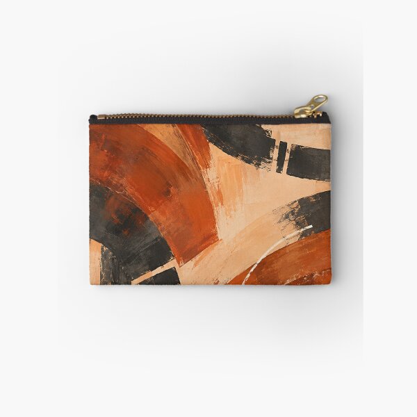 Item preview, An Interval of Rust – Terracotta & Charcoal Abstract Painting, Modern Wall Art designed and sold by Form & Favour.