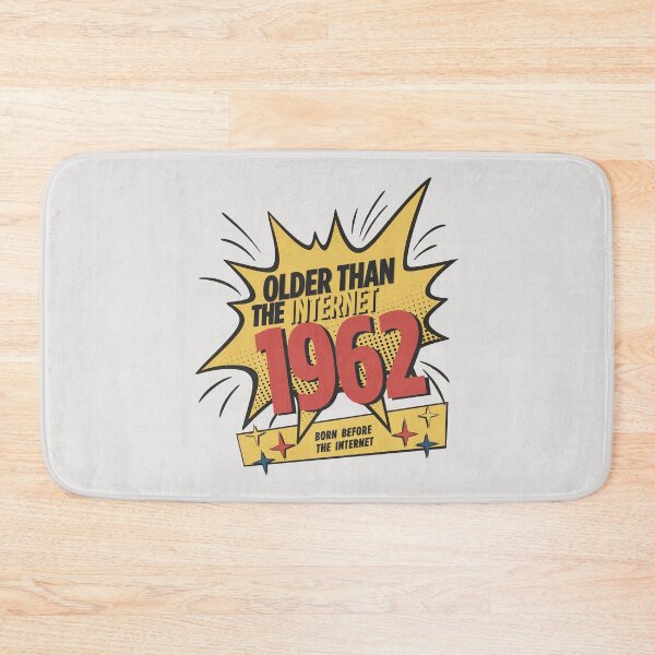 Item preview, Older Than the Internet Funny Born in 1962 Birthday Retro Comic Style designed and sold by HYPNK.