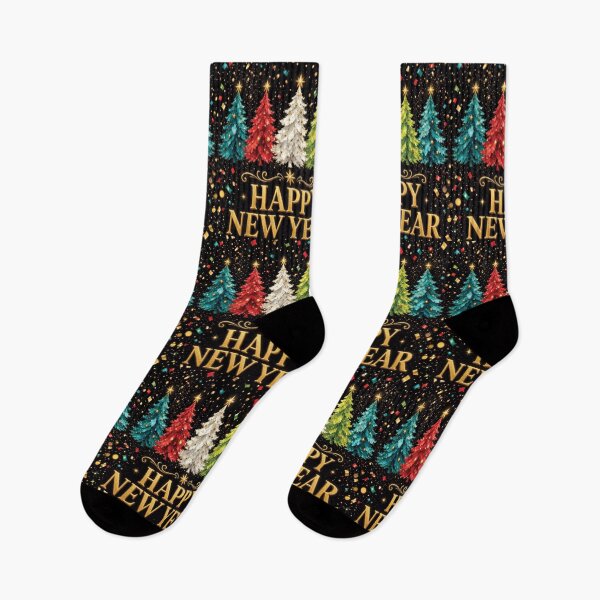 Item preview, Festive Christmas Trees and Happy New Year designed and sold by cameleon style.