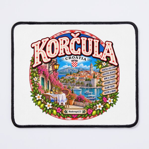 Item preview, Korčula Island Croatia – Historic Old Town Adriatic Coast & Island Paradise designed and sold by Wandervogel123.