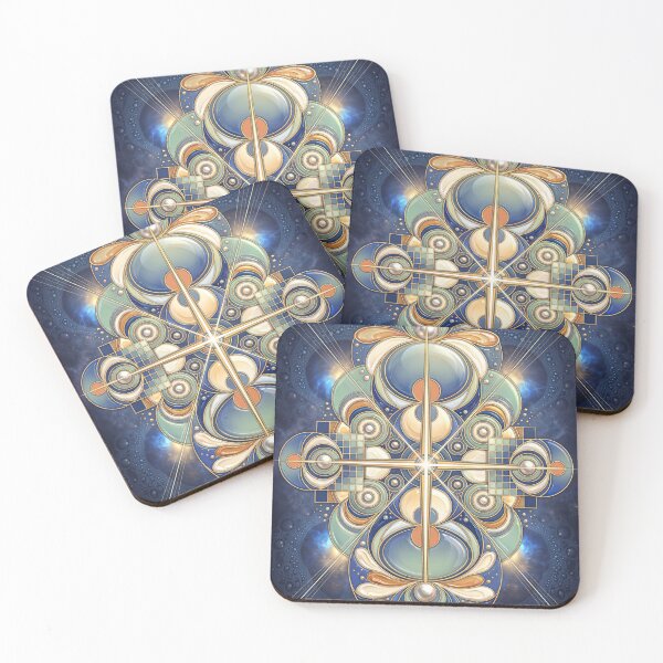 Item preview, Celestial Art Deco Compass Mandala Design designed and sold by Frackxion.
