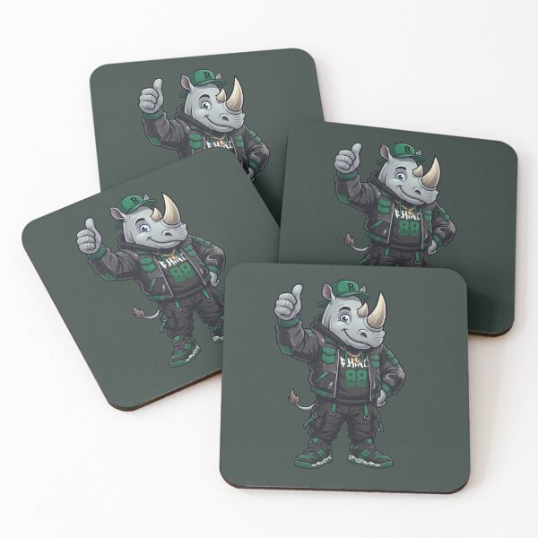 Item preview, Cool Rhino Streetwear Mascot Thumbs Up designed and sold by Gianlu1215.