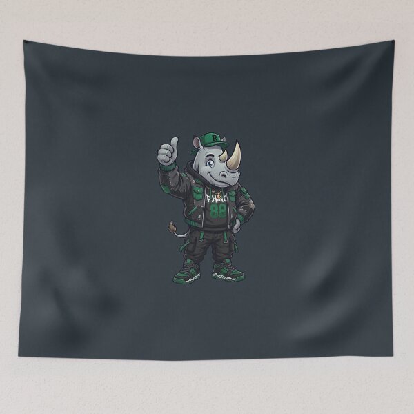 Item preview, Cool Rhino Streetwear Mascot Thumbs Up designed and sold by Gianlu1215.