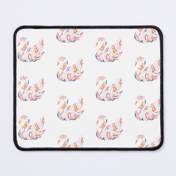 Item preview, Love Today Swan Typography – Elegant Colorful Inspirational Design designed and sold by CreativeArtisanPrints Shop.