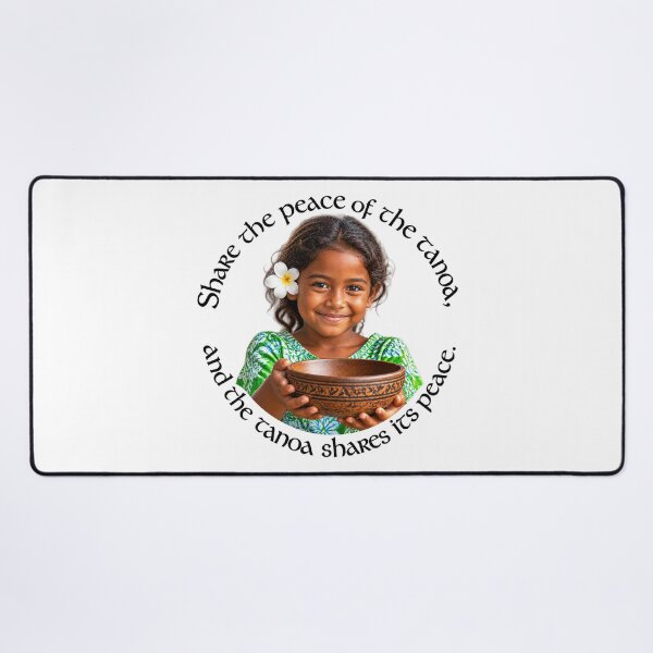 Item preview, Fiji Harmony Chiasmus Proverb - Share the peace of the tanoa | Island Wisdom Art designed and sold by ShakaLife.org.