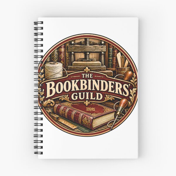 Item preview, Vintage Bookbinders Guild Heritage Seal designed and sold by MysticCanvasAi.