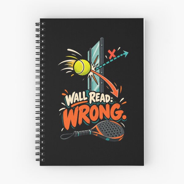 Item preview, Funny Padel Wall Read Wrong Glass Court Player Humor designed and sold by MOTIFOLK.