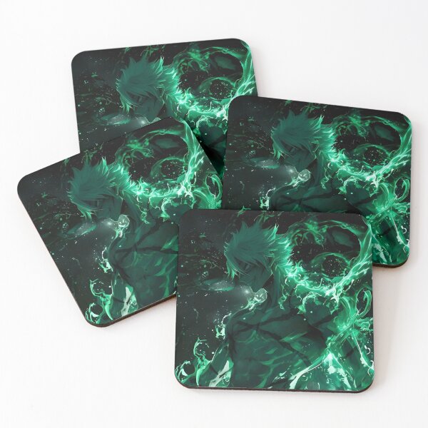 Item preview, Sanemi Shinazugawa Emerald Green Wind Aura – Dark Anime Warrior Art designed and sold by Dyan4.