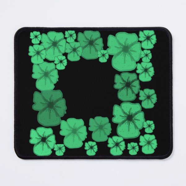 Item preview, Emerald Green Floral Frame - Illustrated Flower Border Pattern designed and sold by BalkanBloomArt.