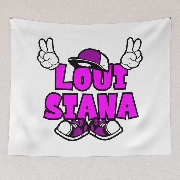 Item preview, Letras retro de graffiti de Luisiana designed and sold by NFTWords.