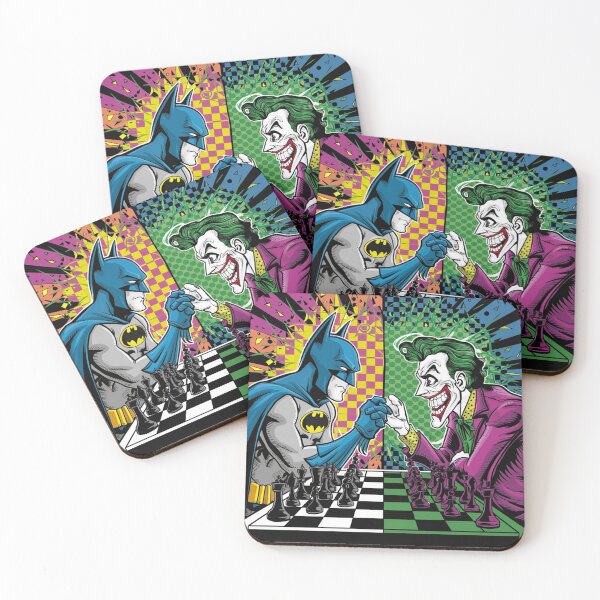 Item preview, Batman vs Joker Chess Battle Art designed and sold by the wellness script.