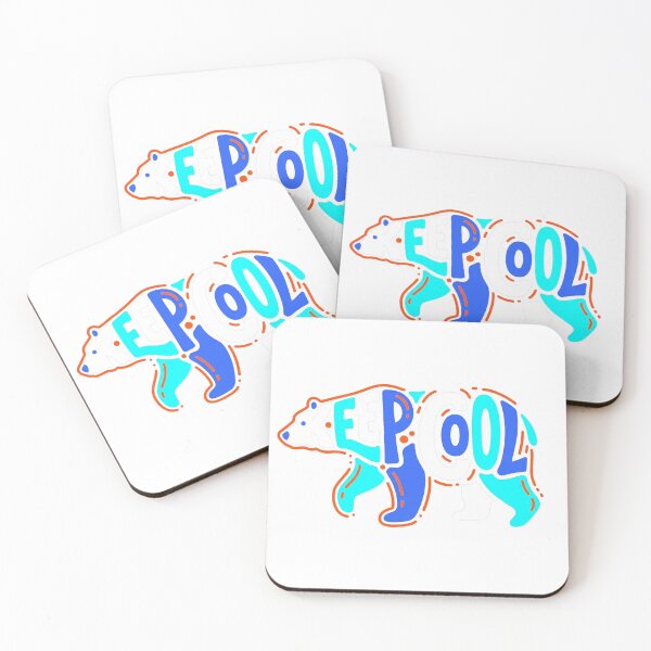 Item preview, Keep Cool Polar Bear Typography – Fun Colorful Animal Design designed and sold by CreativeArtisanPrints Shop.
