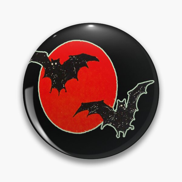 Item preview, Luna de Halloween con murciélagos designed and sold by weirdove.