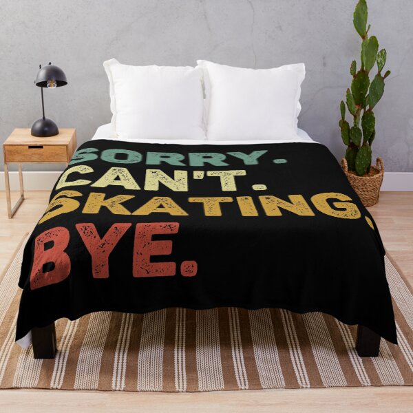Item preview, Sorry Can't Skating Bye Retro Funny Skating designed and sold by RareBunny.