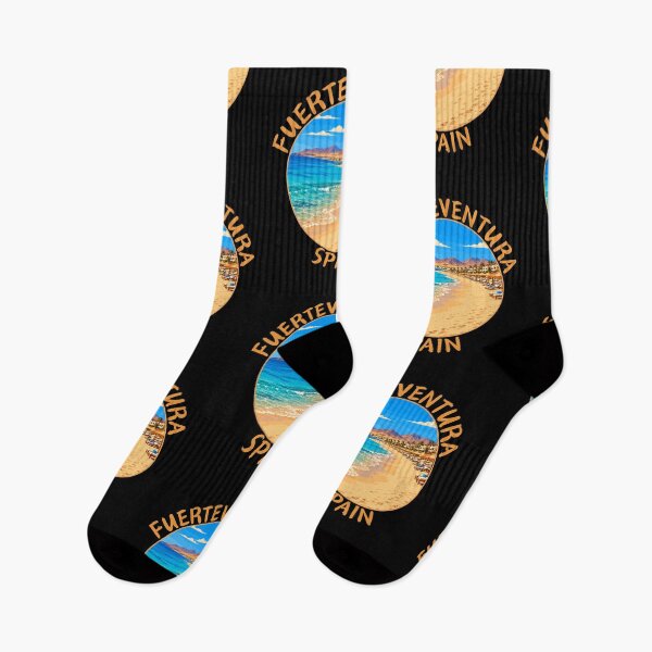 Item preview, Fuerteventura (Canary Islands) in Spain, Retro Travel Art Circle Emblem designed and sold by MaateoDesign.