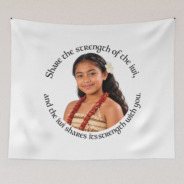 Item preview, Maori Community Proverb - Share the strength of the iwi | Pacific Art designed and sold by ShakaLife.org.