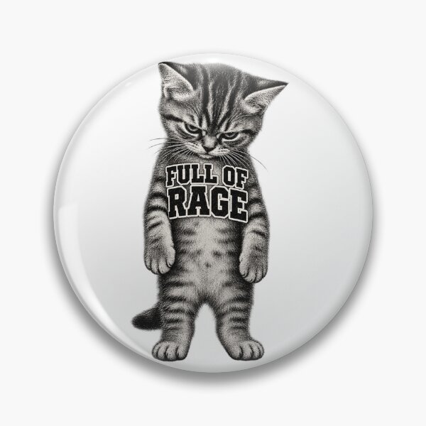 Item preview, Full of Rage Angry Kitten Funny Cat  designed and sold by will freed18.