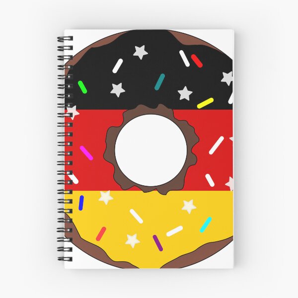 Item preview, Germany Flag Donut – Colorful Sprinkles Country Pride designed and sold by TheIconSmith.