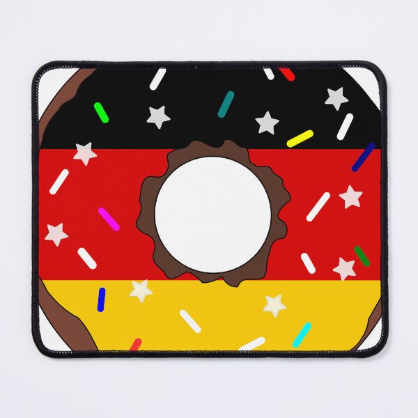 Item preview, Germany Flag Donut – Colorful Sprinkles Country Pride designed and sold by TheIconSmith.
