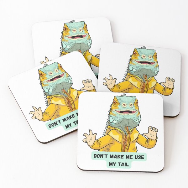 Item preview, Don’t Make Me Use My Tail - Funny Reptile Cartoon designed and sold by Reniferka Artifacts.