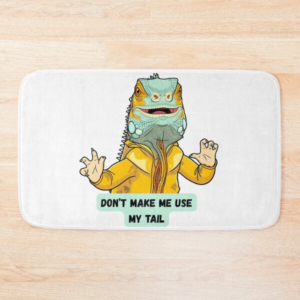 Item preview, Don’t Make Me Use My Tail - Funny Reptile Cartoon designed and sold by Reniferka Artifacts.