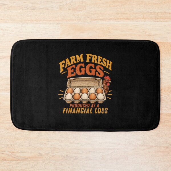 Item preview, Farm Fresh Eggs Produced at a Financial Loss – Funny Chicken Lover designed and sold by Souck12.