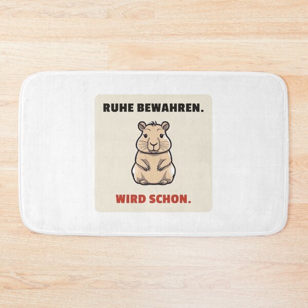 Item preview, Keep calm – It'll be alright | Funny Capybara design designed and sold by Glowfy.