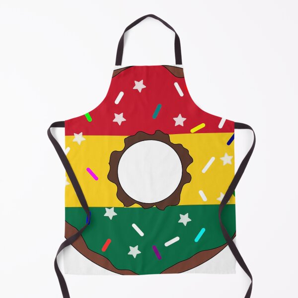 Item preview, Ghana Flag Donut – Colorful Sprinkles Country Pride designed and sold by TheIconSmith.