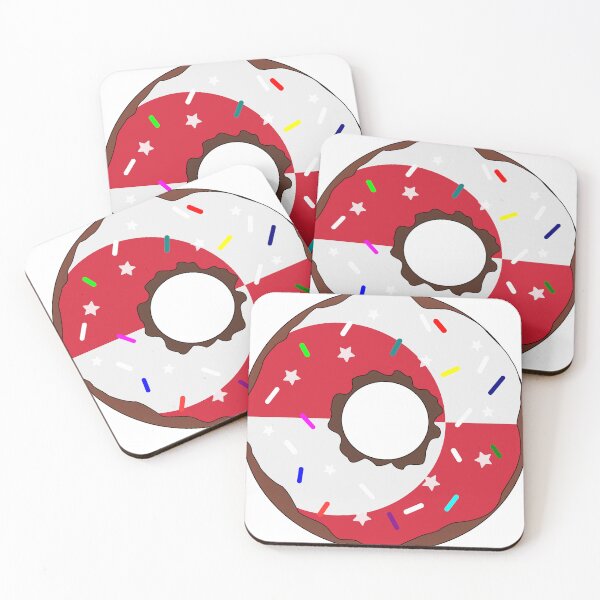 Item preview, Greenland Flag Donut – Colorful Sprinkles Country Pride designed and sold by TheIconSmith.