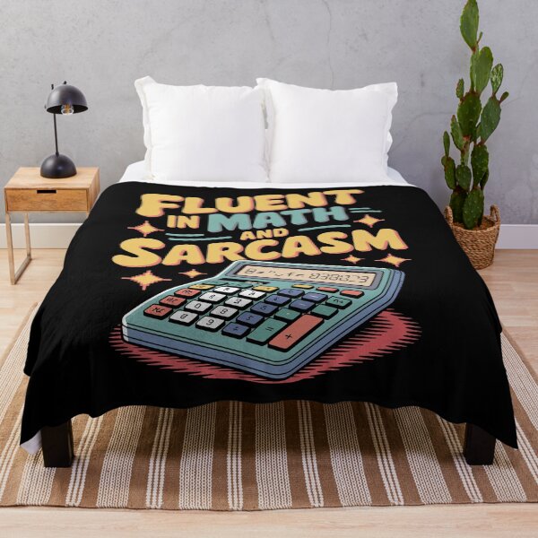 Item preview, Funny Math Teacher - Fluent in Math and Sarcasm designed and sold by Love is beautiful. .