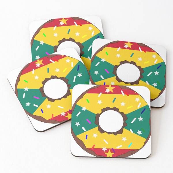 Item preview, Grenada Flag Donut – Colorful Sprinkles Country Pride designed and sold by TheIconSmith.