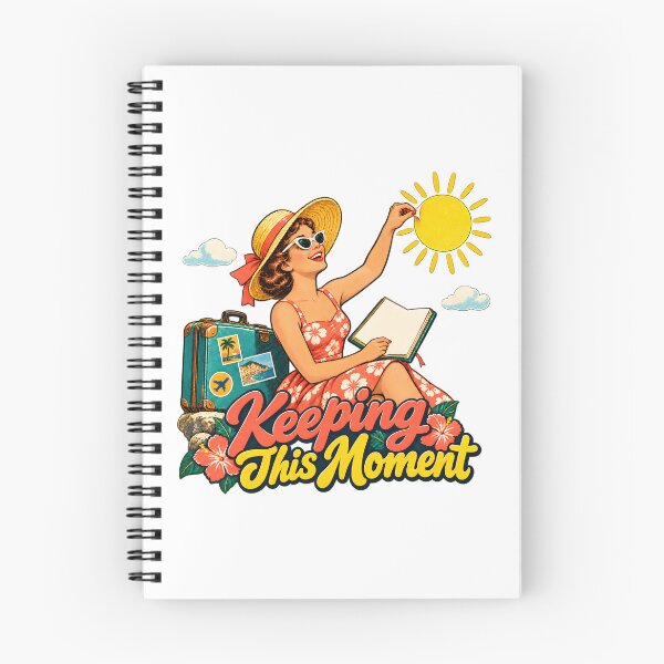 Item preview, Keeping This Moment - Sunshine and Travel Journal designed and sold by Digipeel.