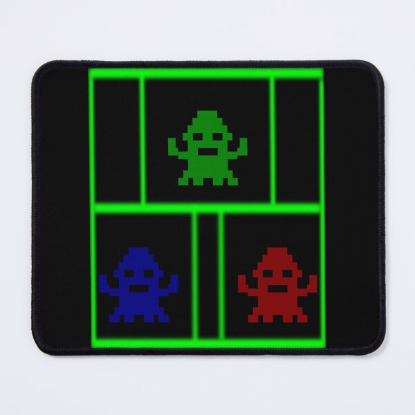 Item preview, Neon Pixel Monsters Retro Arcade Halloween Gamer Art designed and sold by FlatstudioArt.