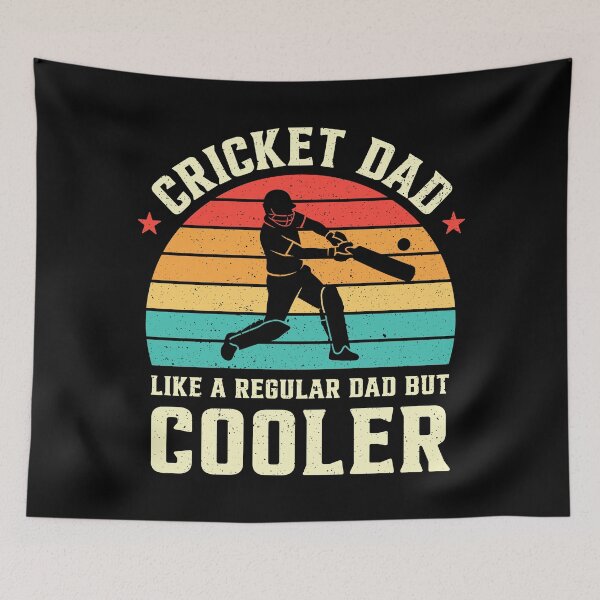 Item preview, Cricket Dad Like A Regular Dad But Cooler Retro designed and sold by RareBunny.