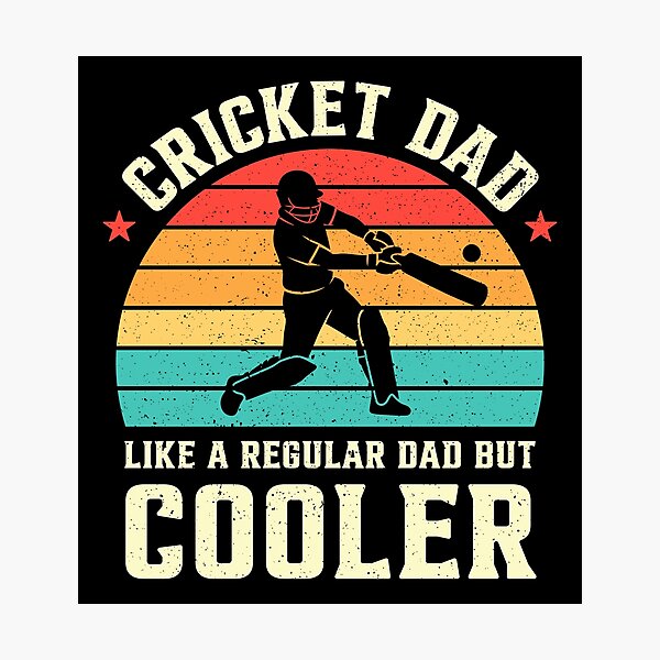 Item preview, Cricket Dad Like A Regular Dad But Cooler Retro designed and sold by RareBunny.