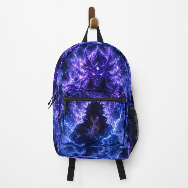 Item preview, Sasuke Uchiha Purple Lightning Susanoo Anime Warrior Dark Power designed and sold by Dyan4.