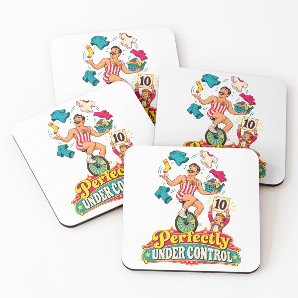 Item preview, Perfectly Under Control - Laundry Juggling on a Unicycle designed and sold by Digipeel.