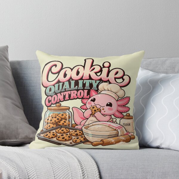 Item preview, Cookie Quality Control – Cute Axolotl Baker Cookie Design designed and sold by HH Design House.