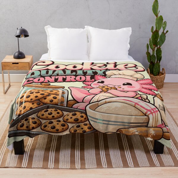 Item preview, Cookie Quality Control – Cute Axolotl Baker Cookie Design designed and sold by HH Design House.