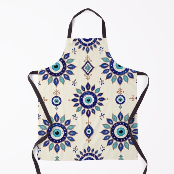 Item preview, Traditional Turkish Evil Eye Seamless Pattern | Nazar Boncugu Art designed and sold by Dogandesighn.