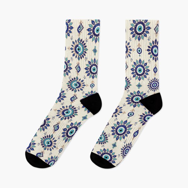 Item preview, Traditional Turkish Evil Eye Seamless Pattern | Nazar Boncugu Art designed and sold by Dogandesighn.