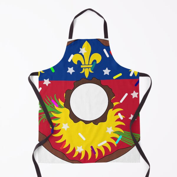 Item preview, Guadeloupe Flag Donut – Colorful Sprinkles Country Pride designed and sold by TheIconSmith.