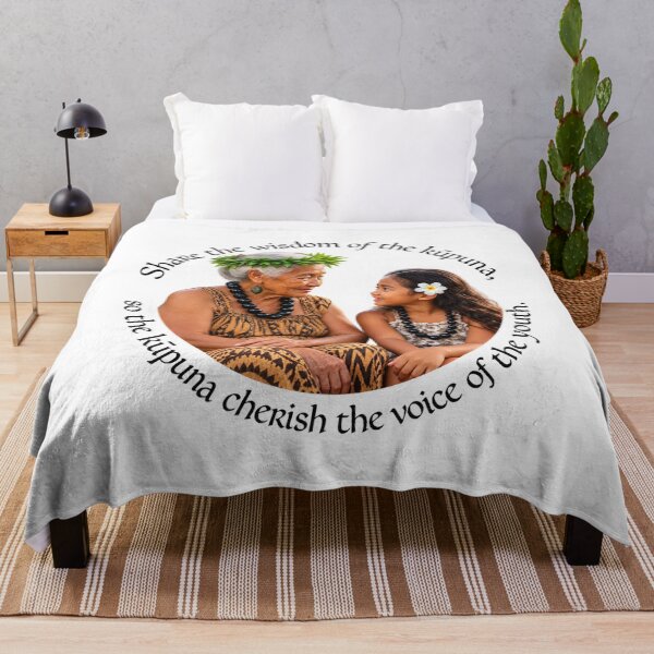 Item preview, Hawaii Heritage Proverb - Share the wisdom of the kūpuna | Pacific Art designed and sold by ShakaLife.org.