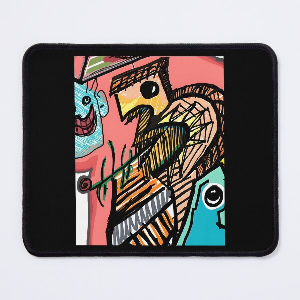 Item preview, Abstract Colorful Bird and Faces Illustration designed and sold by Fibi-studio.