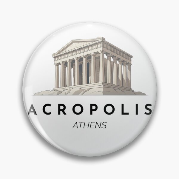 Item preview, Acropolis Minimalist Illustration – Athens Greece designed and sold by DesignMaxa.