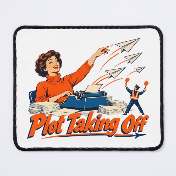 Item preview, Plot Taking Off - Typewriter and Paper Airplanes designed and sold by Digipeel.
