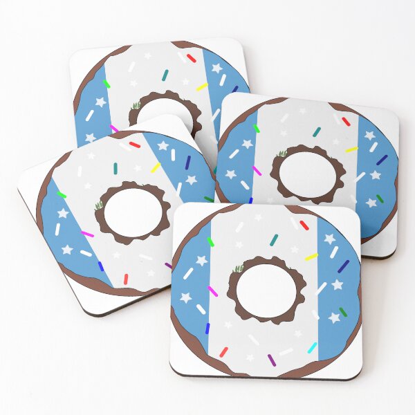 Item preview, Guatemala Flag Donut – Colorful Sprinkles Country Pride designed and sold by TheIconSmith.