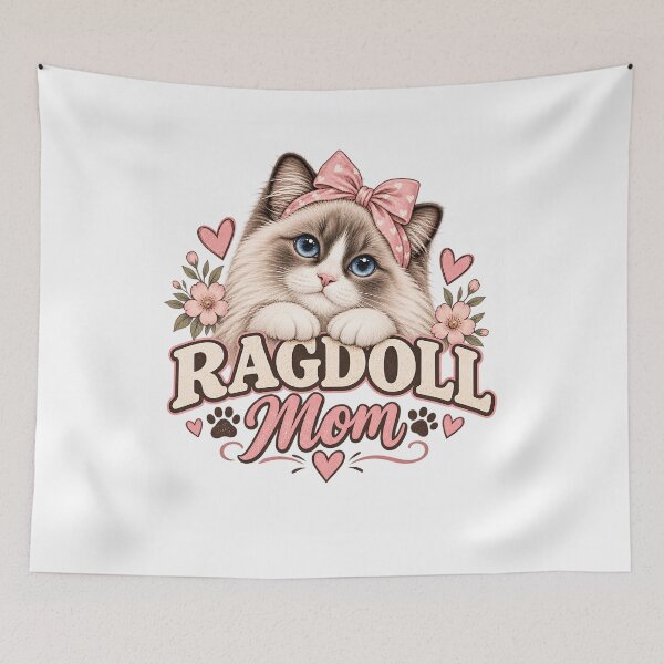 Item preview, Ragdoll Mom – Cute Blue Eyed Cat Lover Gift designed and sold by Souck12.