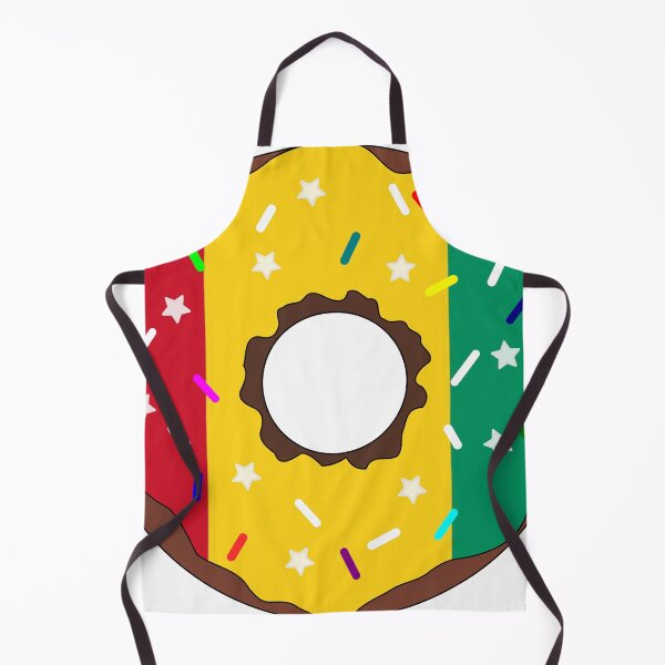 Item preview, Guinea Flag Donut – Colorful Sprinkles Country Pride designed and sold by TheIconSmith.